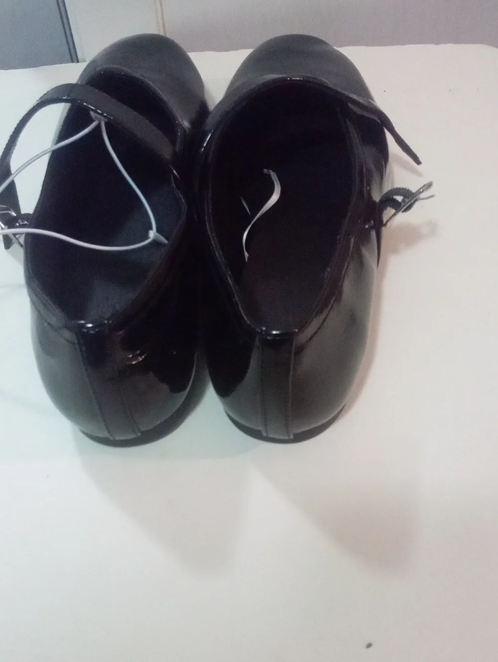 A New Day Black Patent Mary Jane Flats Sz 9 NWT $40 Memory Foam